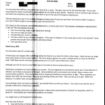 Jill's discharge paper after the April 14 attack at Golden Corral. Click to enlarge.
