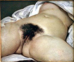 The Origin of the World by Gustave Courbet (he had the right idea)